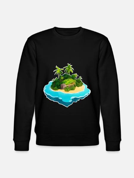 Island in the tropics - Stanley/Stella CHANGER Unisex Organic Sweatshirt - black