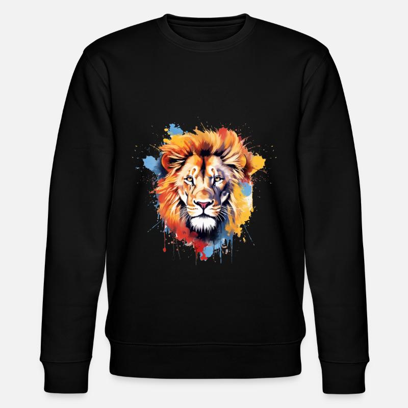 Lion - Sweat bio CHANGER Stanley/Stella Unisexe - noir