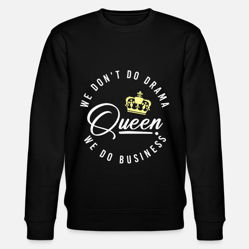 Drama Krone Schauspiel Bühne - Stanley/Stella CHANGER Unisex Organic Sweatshirt - black