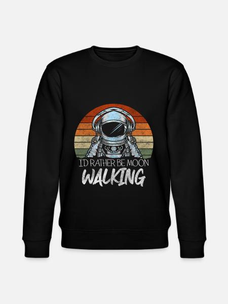 Space Planet Weightless Galaxy - Stanley/Stella CHANGER Unisex Organic Sweatshirt - black