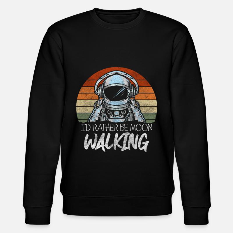 Space Planet Weightless Galaxy - Stanley/Stella CHANGER Unisex Organic Sweatshirt - black