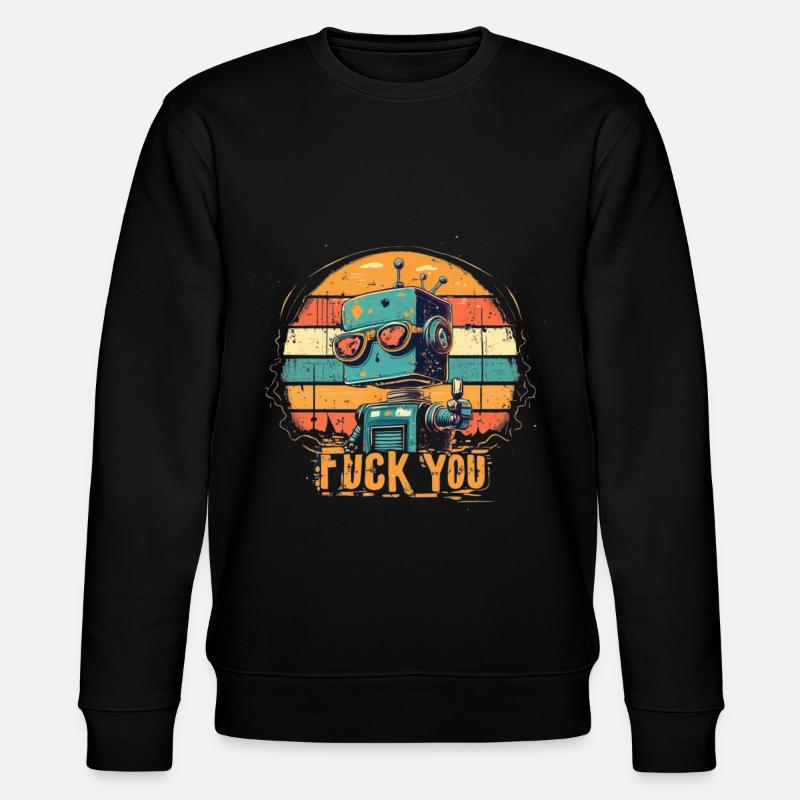 Le robot t’aime - Sweat bio CHANGER Stanley/Stella Unisexe - noir