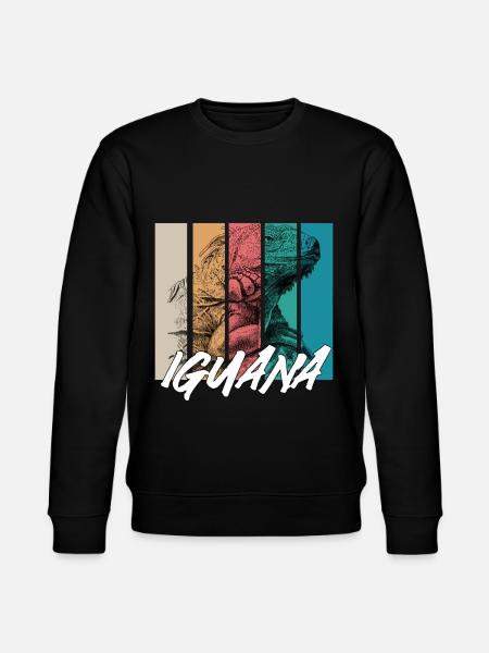 Iguana - Stanley/Stella CHANGER Unisex Organic Sweatshirt - black