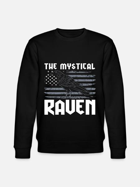 Crow Raven Black - Stanley/Stella CHANGER Unisex Organic Sweatshirt - black