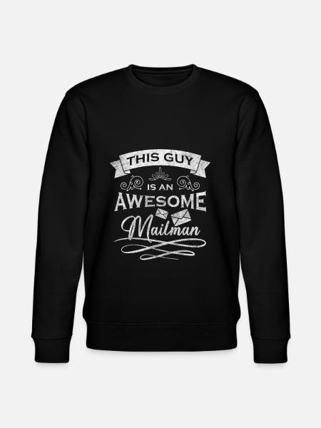 Deliverer Letters Courier - Stanley/Stella CHANGER Unisex Organic Sweatshirt - black