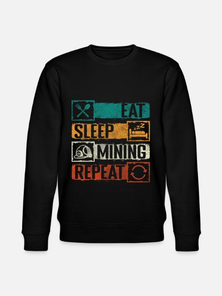 Miner Stones - Stanley/Stella CHANGER Unisex Organic Sweatshirt - black