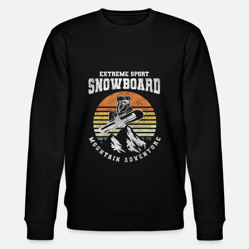Planche à neige Tailgrab - Sweat bio CHANGER Stanley/Stella Unisexe - noir