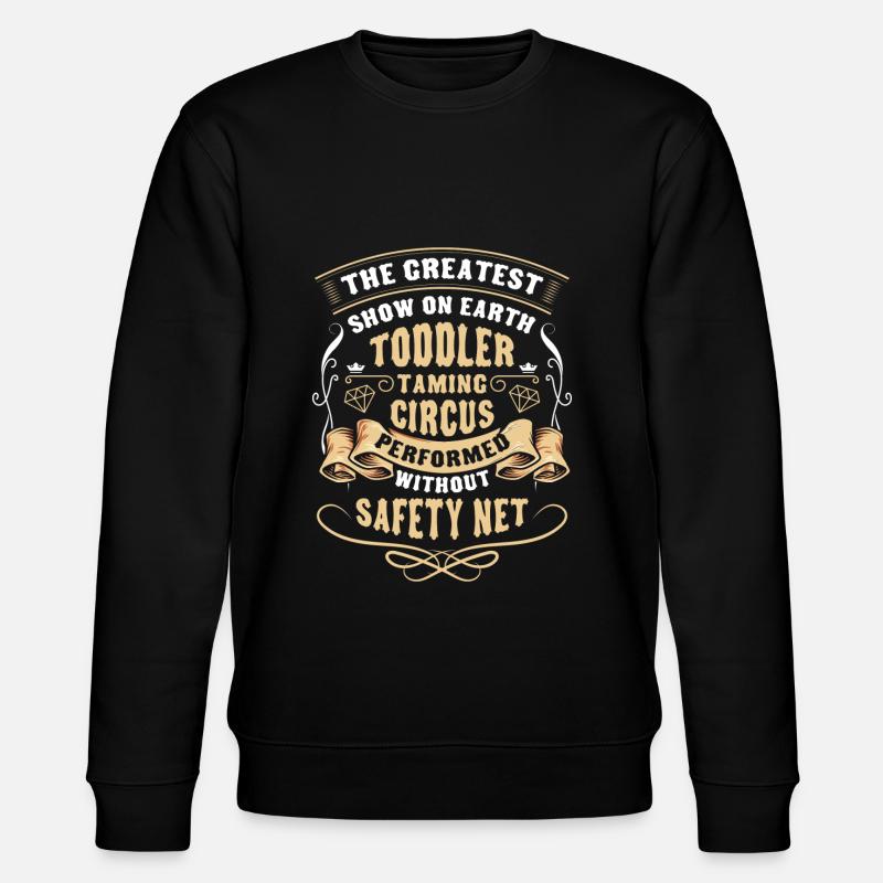 Zirkuszelt Wanderzirkus - Stanley/Stella Unisex Bio-Sweatshirt CHANGER  - Schwarz