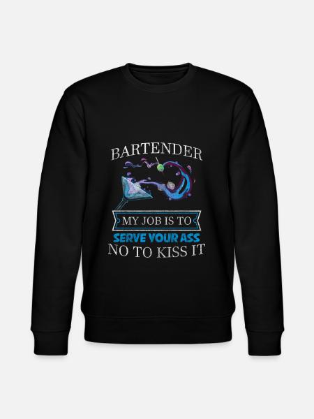 Bar Disco Drinks - Stanley/Stella CHANGER Unisex Organic Sweatshirt - black