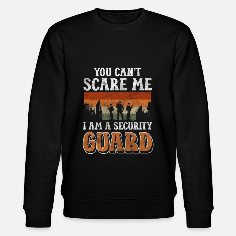 Security Building Cynic Guard - Stanley/Stella CHANGER Unisex Organic Sweatshirt - black