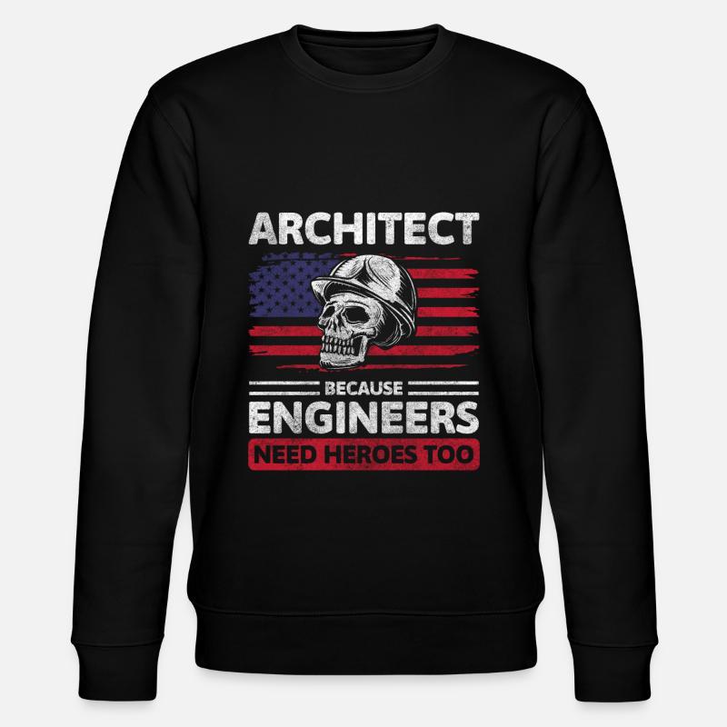 Architecte Constructeur - Sweat bio CHANGER Stanley/Stella Unisexe - noir