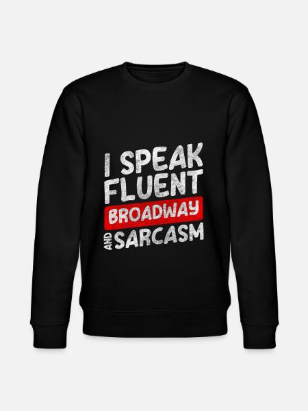 Theatre Performance Play Curtain - Stanley/Stella CHANGER Unisex Organic Sweatshirt - black