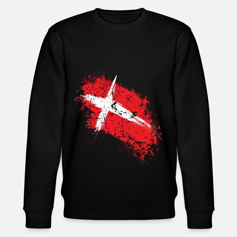Dänemark - Stanley/Stella Unisex Bio-Sweatshirt CHANGER - Schwarz