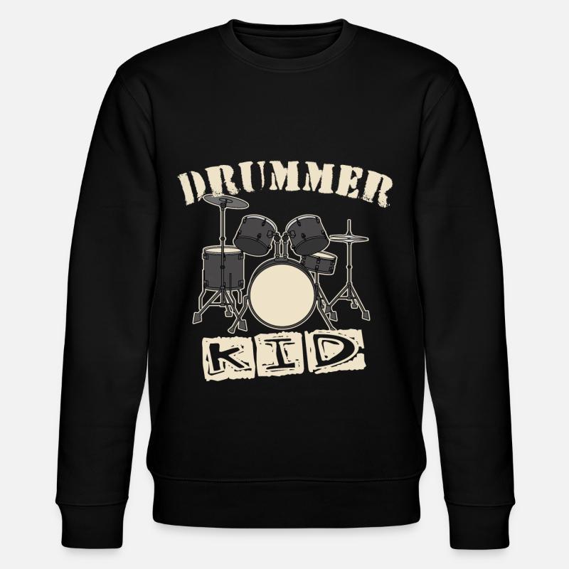 Batteur Enfant - Sweat bio CHANGER Stanley/Stella Unisexe - noir