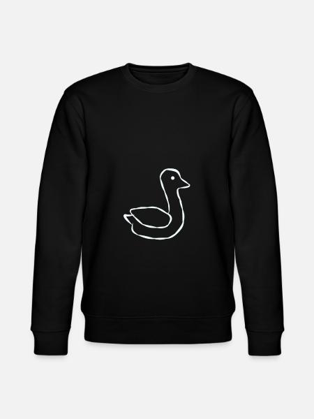 Duck animal - Stanley/Stella CHANGER Unisex Organic Sweatshirt - black