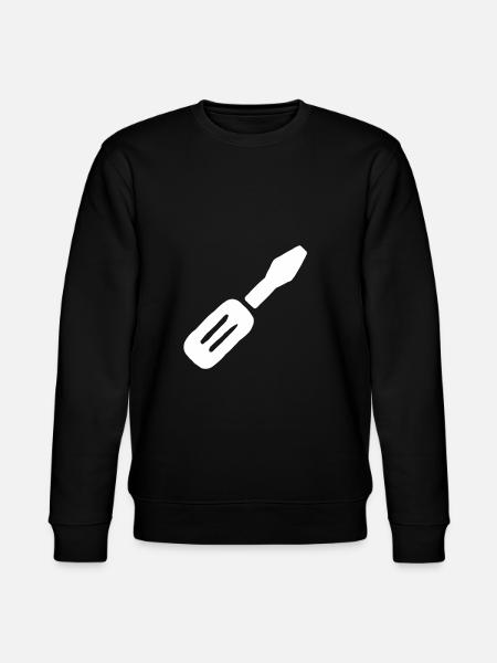 Screwdriver tool craft screwdriver - Stanley/Stella CHANGER Unisex Organic Sweatshirt - black