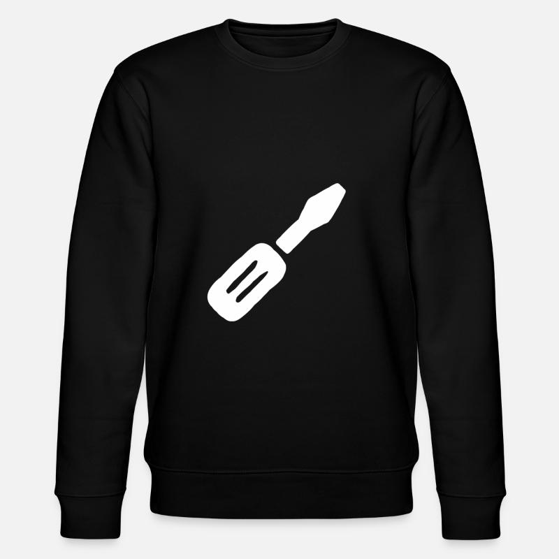 Screwdriver tool craft screwdriver - Stanley/Stella CHANGER Unisex Organic Sweatshirt - black