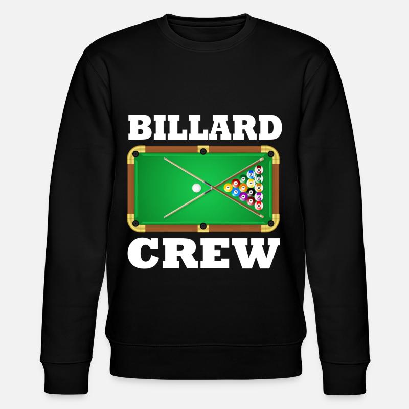 Billiard Crew - Stanley/Stella CHANGER Unisex Organic Sweatshirt - black