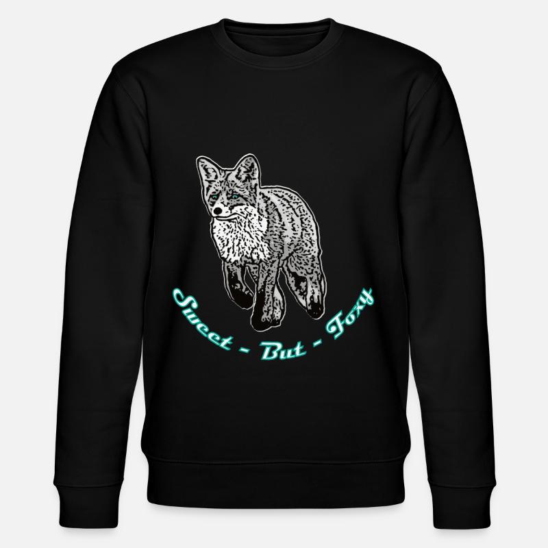 Sweet but Foxy - Stanley/Stella Unisex Bio-Sweatshirt CHANGER  - Schwarz