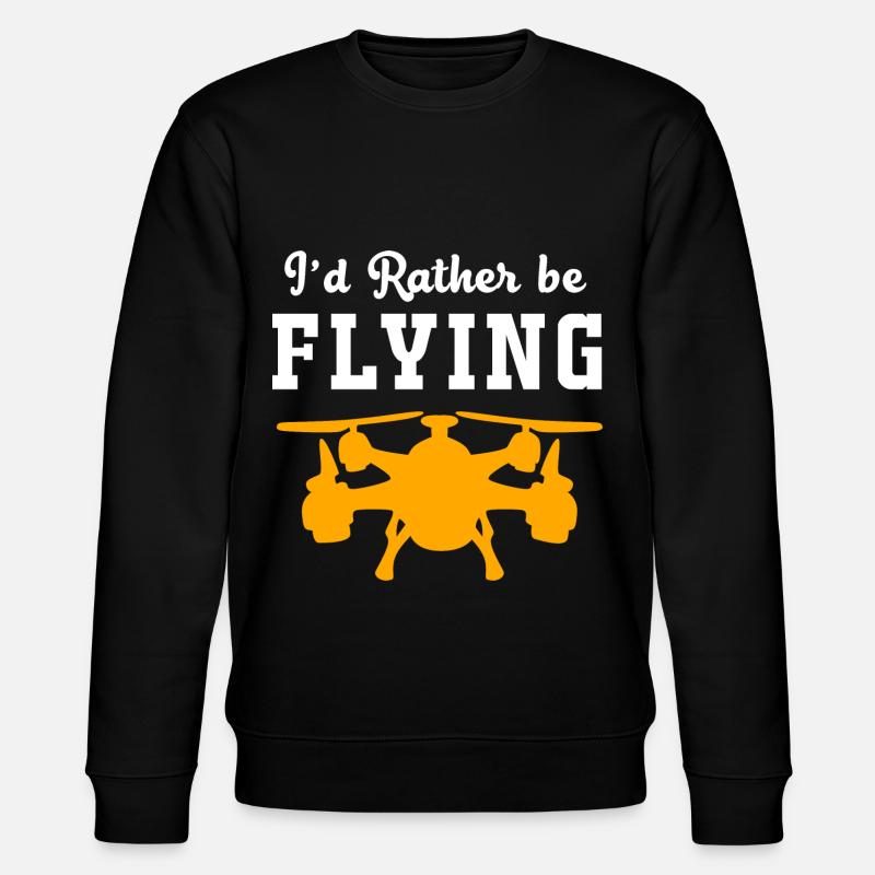 drone - Stanley/Stella CHANGER Unisex Organic Sweatshirt - black