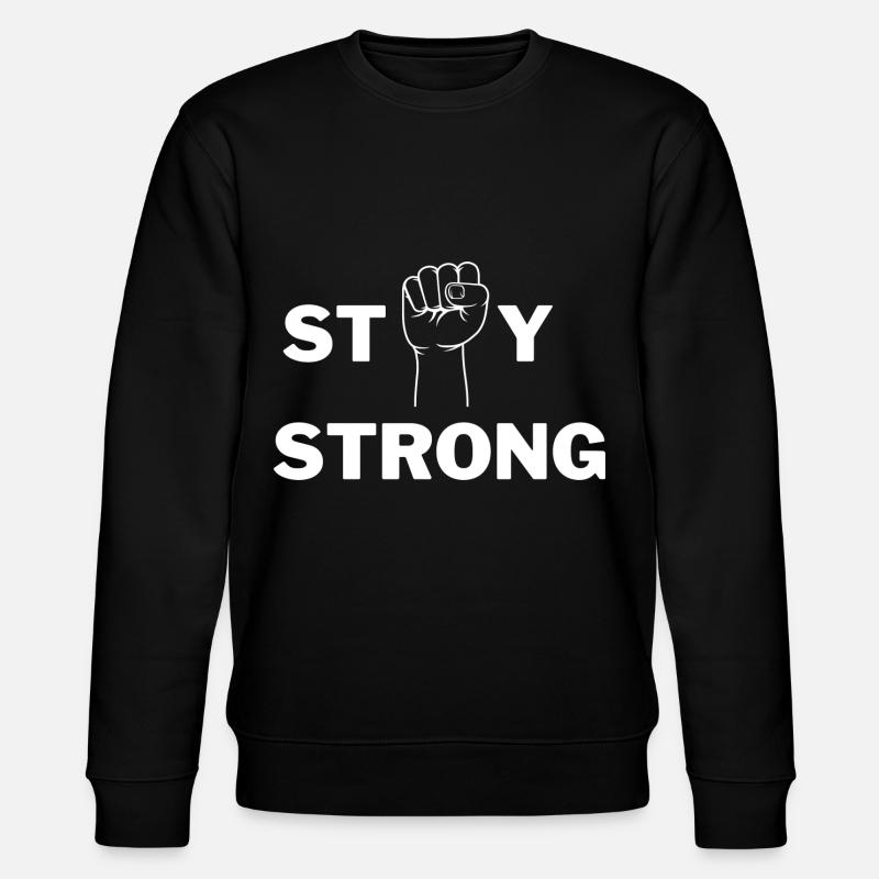 rester fort - Sweat bio CHANGER Stanley/Stella Unisexe - noir