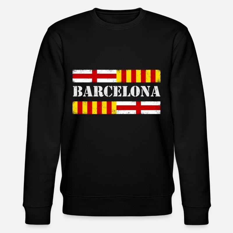 Barcelone - Sweat bio CHANGER Stanley/Stella Unisexe - noir