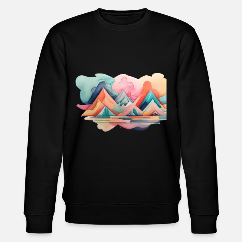 Entwurf - Stanley/Stella Unisex Bio-Sweatshirt CHANGER  - Schwarz