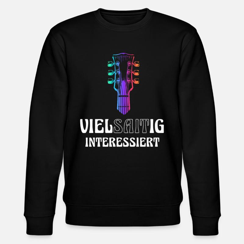 Guitar multi-stringed interested - Stanley/Stella CHANGER Unisex Organic Sweatshirt - black