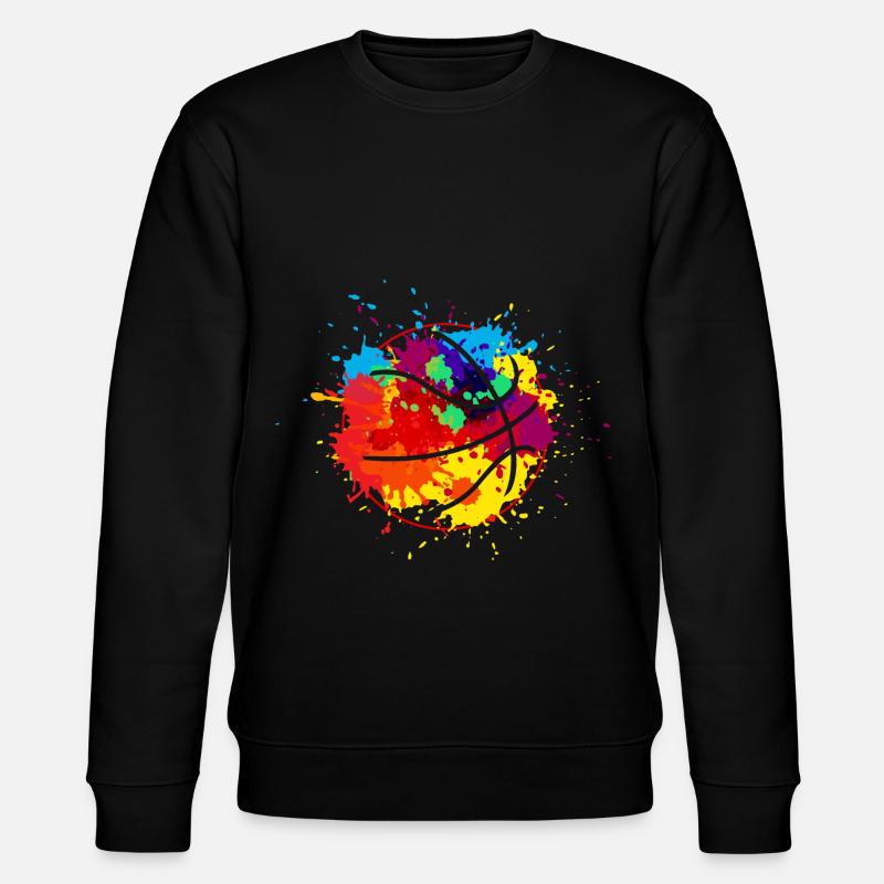 Ballon d’art de basket-ball - Sweat bio CHANGER Stanley/Stella Unisexe - noir