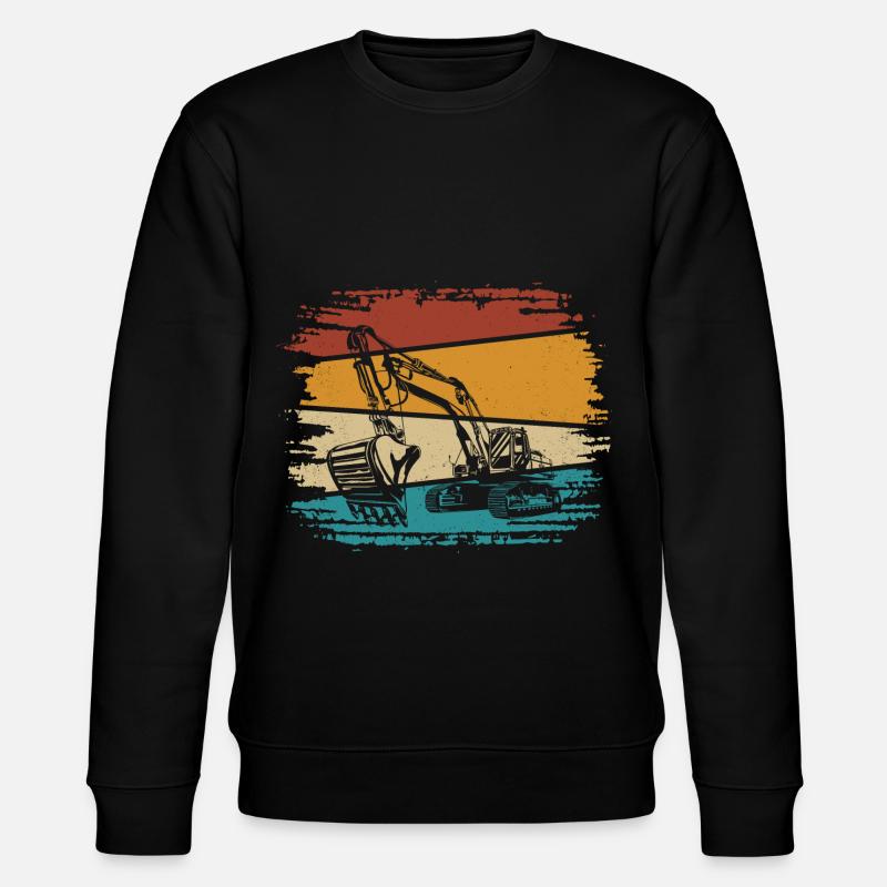 Excavator - Stanley/Stella CHANGER Unisex Organic Sweatshirt - black