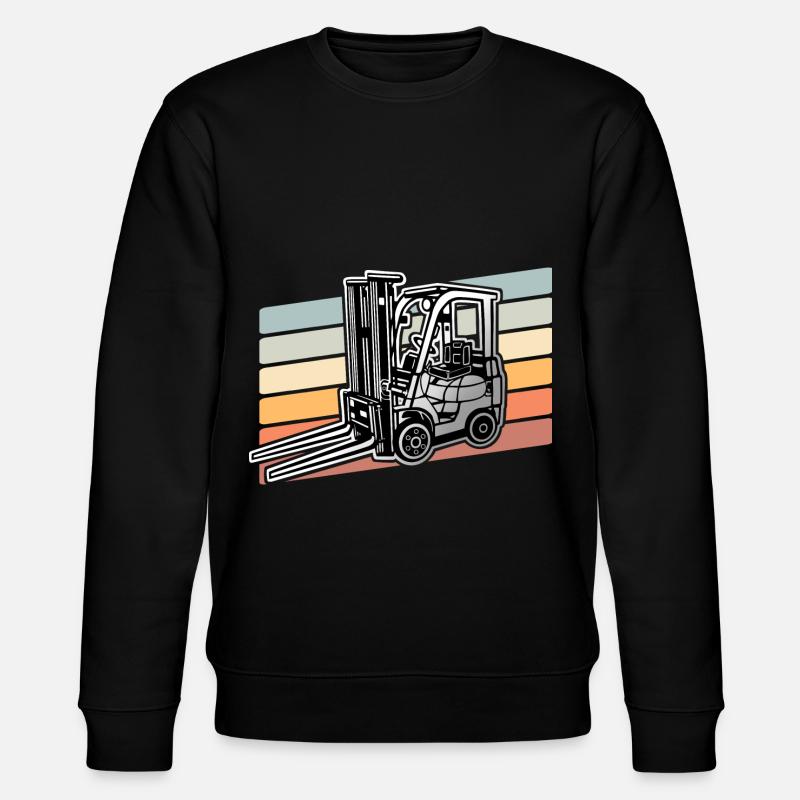Gabelstapler Stapler - Stanley/Stella Unisex Bio-Sweatshirt CHANGER  - Schwarz