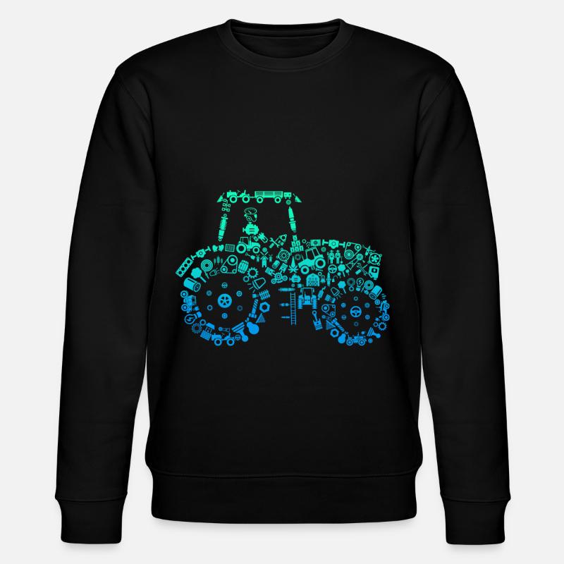 Tractor - Stanley/Stella CHANGER Unisex Organic Sweatshirt - black
