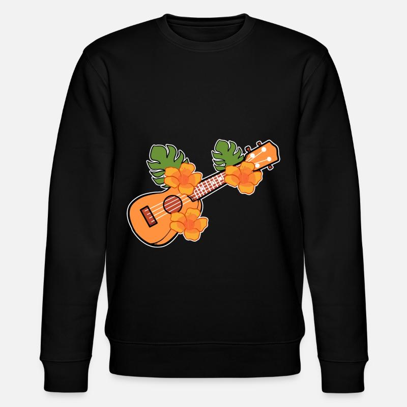 Ukulele - Stanley/Stella Unisex Bio-Sweatshirt CHANGER  - Schwarz