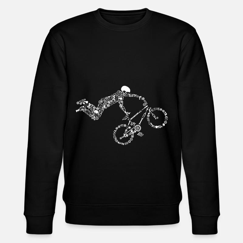 Vélo BMX - Sweat bio CHANGER Stanley/Stella Unisexe - noir