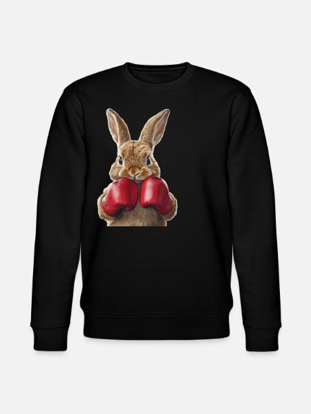 Hase - Stanley/Stella Unisex Bio-Sweatshirt CHANGER  - Schwarz