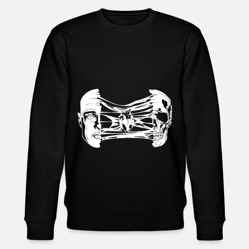 Skull Gothic - Stanley/Stella CHANGER Unisex Organic Sweatshirt - black