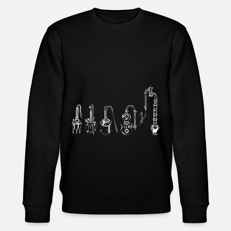 Destillerie Evolution Schnaps Schnapsbrenner - Stanley/Stella Unisex Bio-Sweatshirt CHANGER  - Schwarz