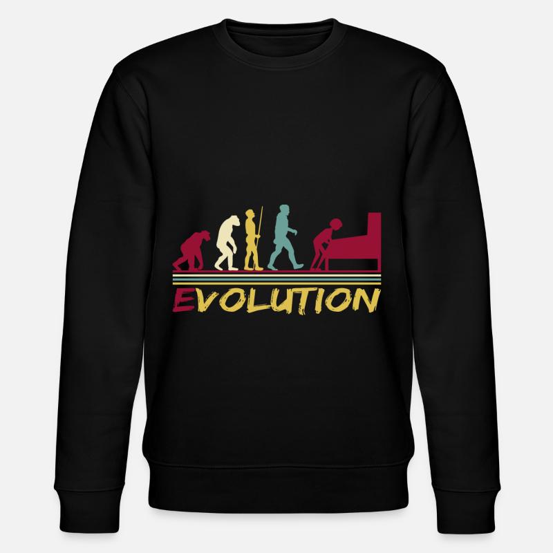 Flipper flipper Evolution Retro - Sweat bio CHANGER Stanley/Stella Unisexe - noir
