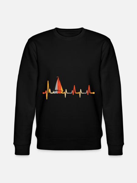 Heartbeat Sailors - Stanley/Stella CHANGER Unisex Organic Sweatshirt - black