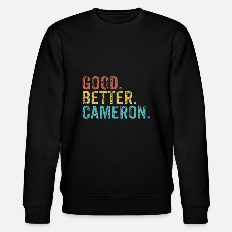 Good better Cameron - Stanley/Stella Unisex Bio-Sweatshirt CHANGER  - Schwarz