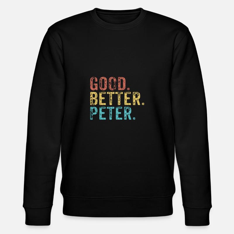 Les gars cool s’appellent Peter - Sweat bio CHANGER Stanley/Stella Unisexe - noir