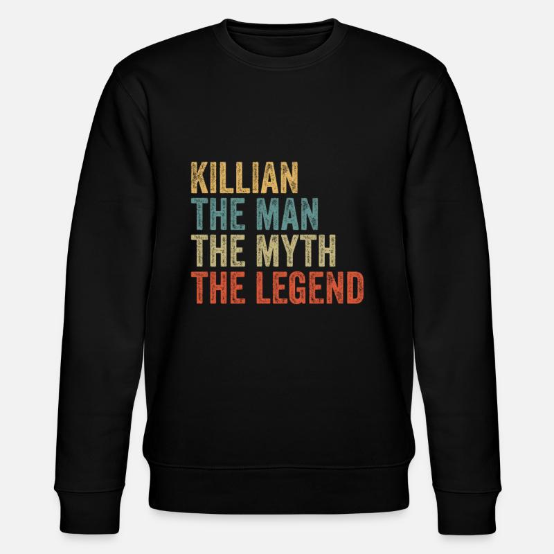 Killian the man the myth - Stanley/Stella Unisex Bio-Sweatshirt CHANGER  - Schwarz