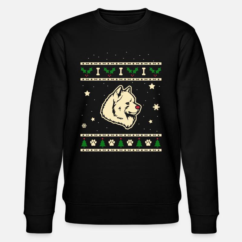 Samoyède Cadeau de Noël - Sweat bio CHANGER Stanley/Stella Unisexe - noir
