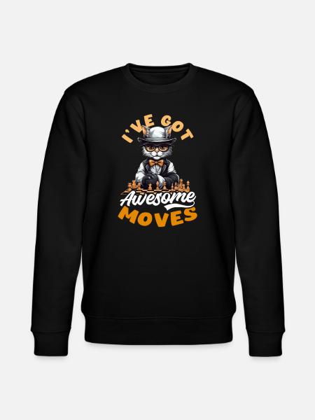 Chess Gote Awesome Moves - Stanley/Stella CHANGER Unisex Organic Sweatshirt - black