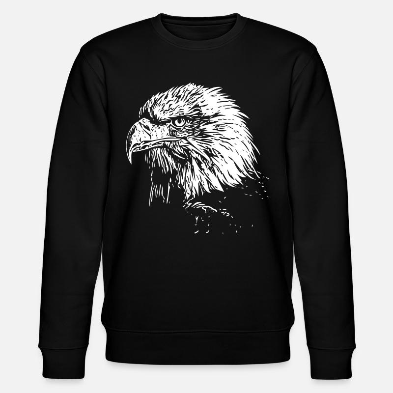 Eagle - Stanley/Stella CHANGER Unisex Organic Sweatshirt - black