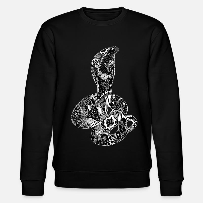 Patchwork Cobra - Sweat bio CHANGER Stanley/Stella Unisexe - noir