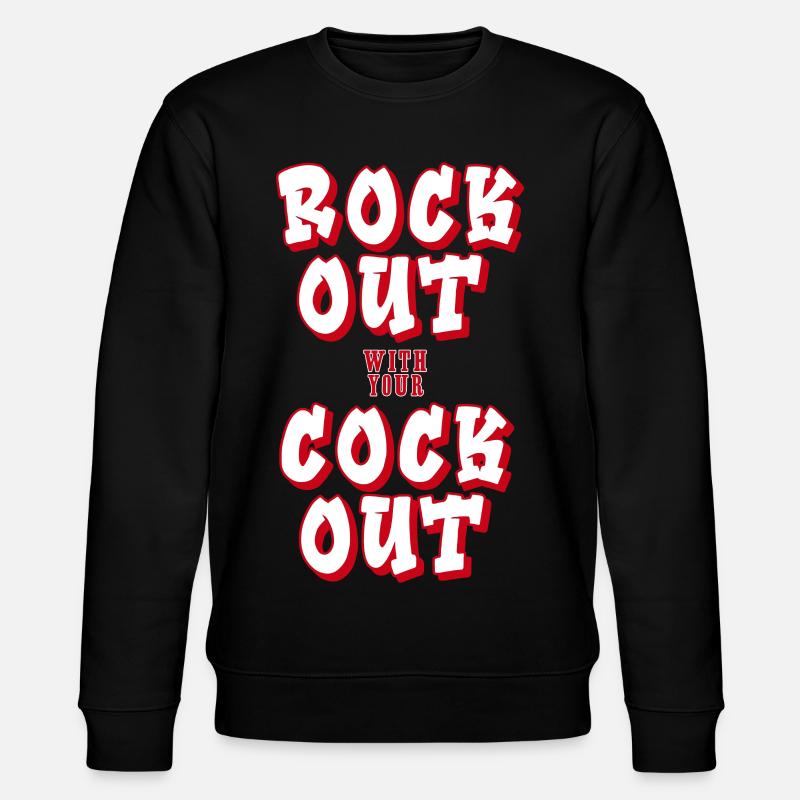 Rock out - Stanley/Stella CHANGER Unisex Organic Sweatshirt - black