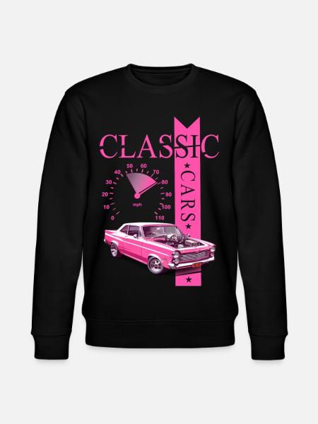 Classic Car - Stanley/Stella Unisex Bio-Sweatshirt CHANGER  - Schwarz