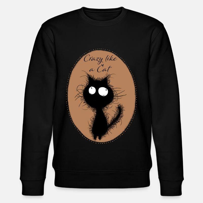 CrazyCat - Sweat bio CHANGER Stanley/Stella Unisexe - noir