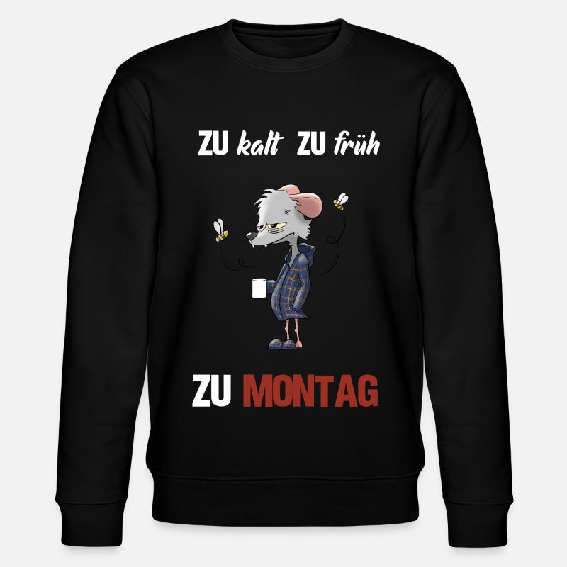 mad Monday - Stanley/Stella Unisex Bio-Sweatshirt CHANGER  - Schwarz